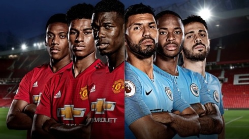 Hoặc MU hụt bước trong cuộc đua top 4, hoặc Man City sảy chân trong cuộc đua vô địch, hoặc cả hai đều không vui sau trận derby Manchester. (Ảnh: Sky Sports)