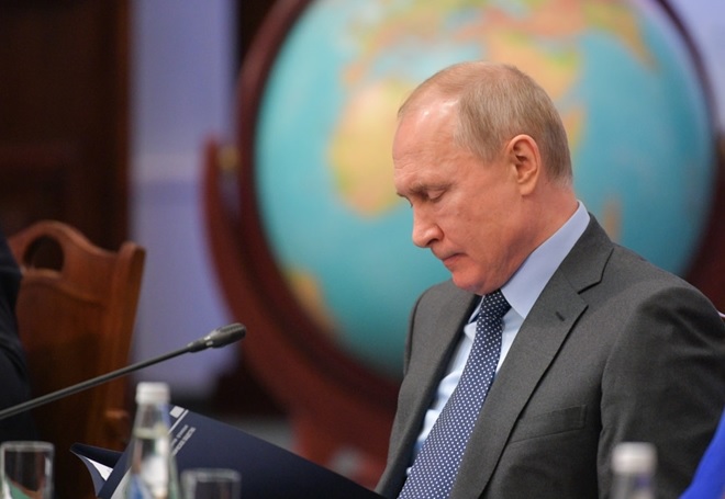 Tổng thống Nga Vladimir Putin. Ảnh: ITN