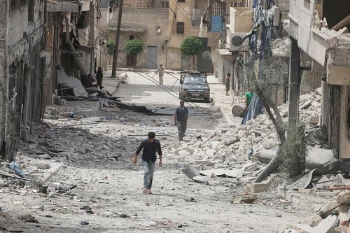 Nga và phương Tây tiếp tục tranh cãi nảy lửa về Syria tại Hội đồng Bảo an Liên Hợp Quốc. Ảnh: Reuters