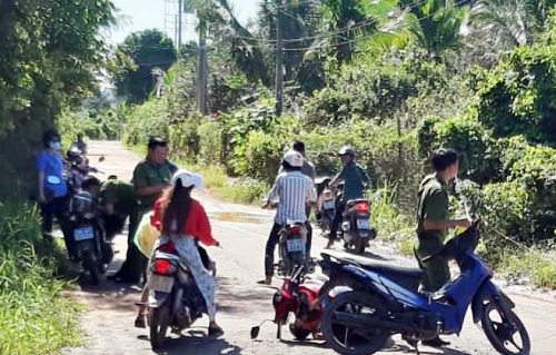 Hiện trường vụ việc.