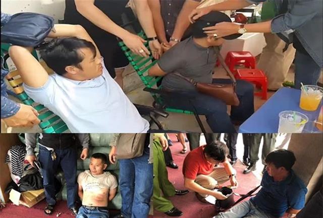 Các đối tượng trong đường dây ma túy xuyên quốc gia do ông trùm Wu Heshan tổ chức cầm đầu