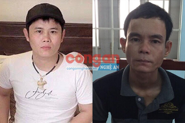 2 đối tượng truy nã Cao Xuân Vân và Nguyễn Hồng Thăng