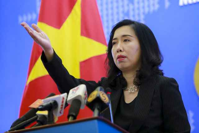 Người Phát ngôn Bộ Ngoại giao Việt Nam, bà Lê Thị Thu Hằng
