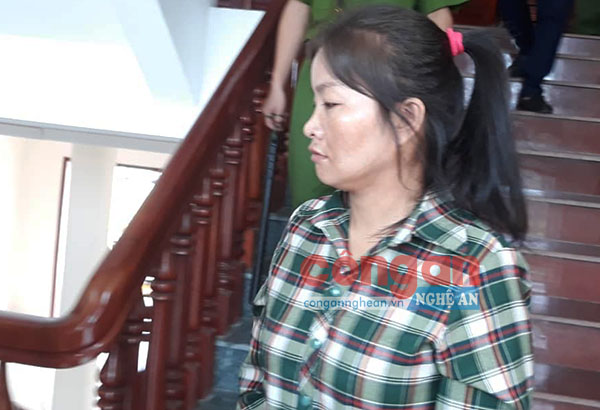 Bị cáo Moong Thị Mùi