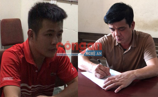 2 đối tượng Trần Thái Dũng và  Phùng Đại Hoa 