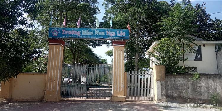 Trường Mầm non Nga Lộc hiện chỉ còn 2 phòng học
