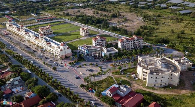 Khu đô thị Our City được cấp phép xây dựng từ năm 2005, chủ đầu tư là Công ty TNHH Hiệp Phong Việt Nam thuộc Tập đoàn Hiệp Phong Hong Kong - Trung Quốc (Qia Feng Holdings Limited). Ảnh: Việt Linh.
