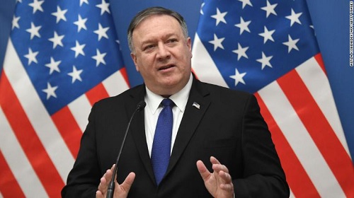 Ngoại trưởng Mỹ Mike Pompeo hy vọng, các cuộc đàm phán phi hạt nhân hóa với Triều Tiên sẽ sớm được nối lại. (Ảnh: CNN)