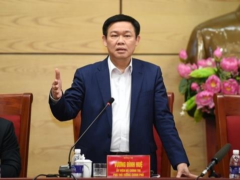Phó Thủ tướng Vương Đình Huệ phát biểu tại cuộc họp - Ảnh: VGP/Thành Chung