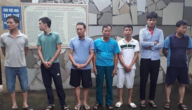 Các đối tượng bị bắt giữ