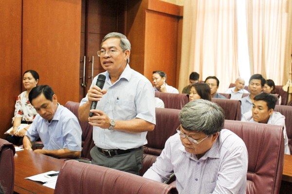 Ông Trần Phong Định, Phó Chủ tịch HĐND huyện Châu Đức kiến nghị có kế hoạch đào tạo GV bậc MN phù hợp, tránh tình trạng thiếu GV như hiện nay.