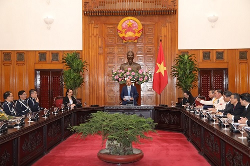 Toàn cảnh buổi tiếp.