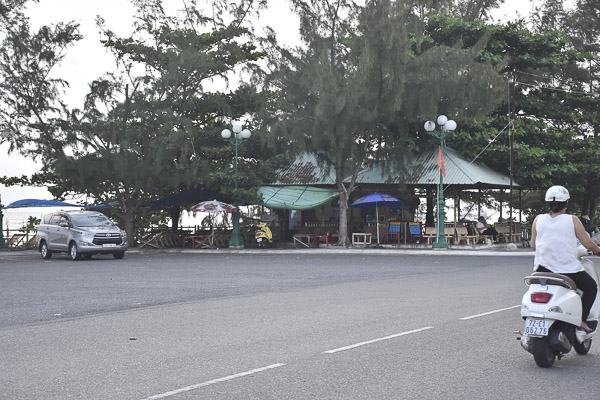 Khu đất xin cấp giấy CNQSD đất và QSH nhà tại 105, Trần Phú, phường 5, TP. Vũng Tàu hiện có một phần diện tích đang là bãi đậu xe công cộng.