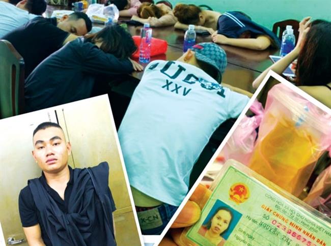 Một trong số các đối tượng là nhân viên, dân bay lắc tàng trữ ma túy tại các dịch vụ nhạy cảm bị bắt giữ.
