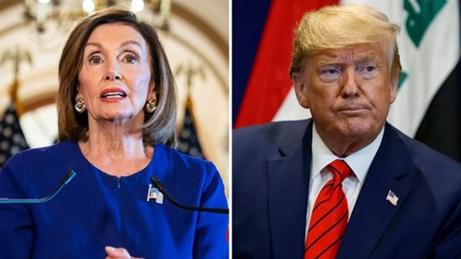 Những cáo buộc mà bà Nancy Pelosi đưa ra đã vấp phải sự phản ứng mạnh mẽ từ ông chủ Nhà Trắng với cam kết sẽ đáp trả bằng bằng chứng cụ thể. Ảnh: Getty