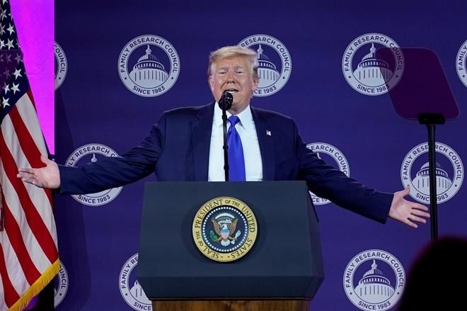 Tổng thống Mỹ Donald Trump. Ảnh Reuters. 
