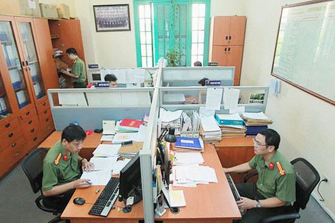 Góc làm việc Đội 3, Phòng Tham mưu.