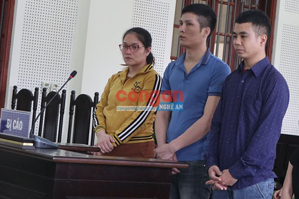 3 bị cáo tại phiên tòa