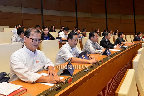 Đại biểu Quốc hội tham gia biểu quyết