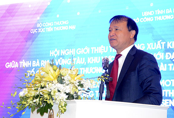 Ông Đỗ Thắng Hải, Thứ trưởng Bộ Công thương phát biểu tại hội nghị.