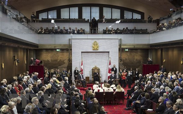 Toàn cảnh một phiên họp Quốc hội Canada tại Ottawa. 