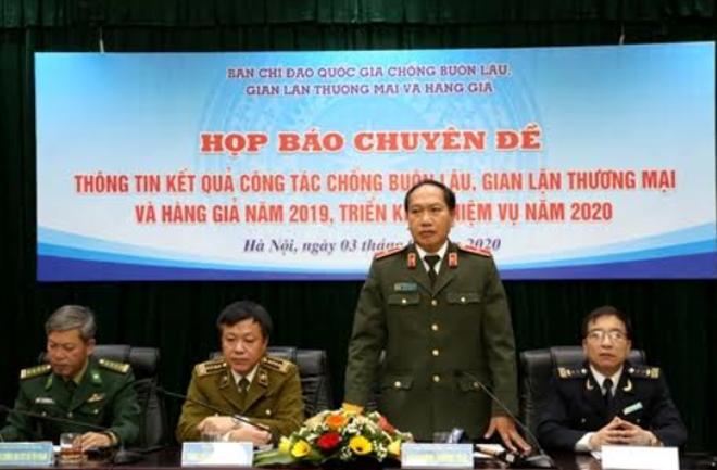 Văn phòng Thường trực Ban chỉ đạo 389 quốc gia chia sẻ thông tin với báo chí ngày 3-1.