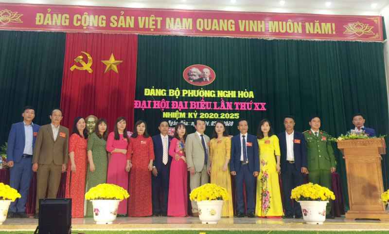 Ban Chấp hành Đảng bộ phường, nhiệm kỳ 2020 - 2025 ra mắt Đại hội