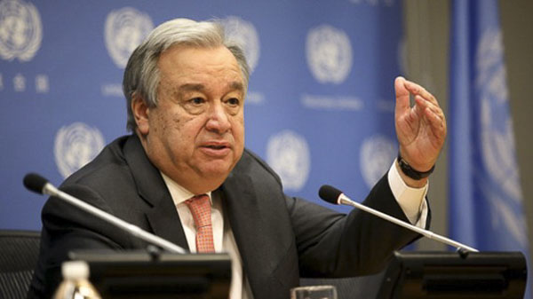 Tổng thư ký Liên hợp quốc Antonio Guterres.