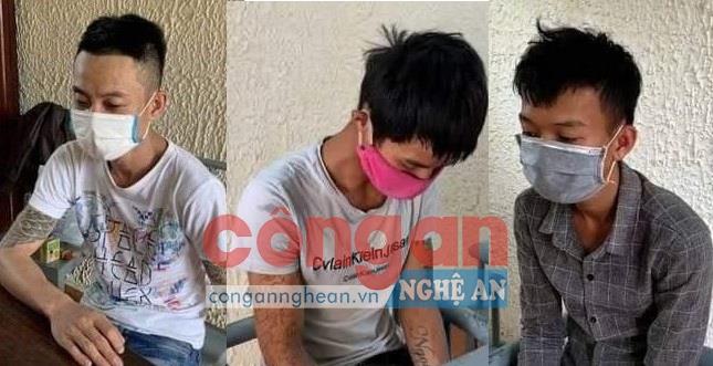 Các đối tượng bị bắt giữ