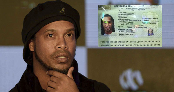 Ronaldinho đã ngồi tù gần 1 tháng ở Paraguay.