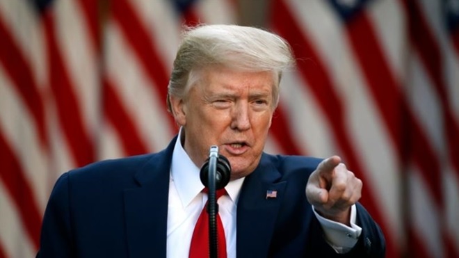 Tổng thống Mỹ Donald Trump. Ảnh: ITN
