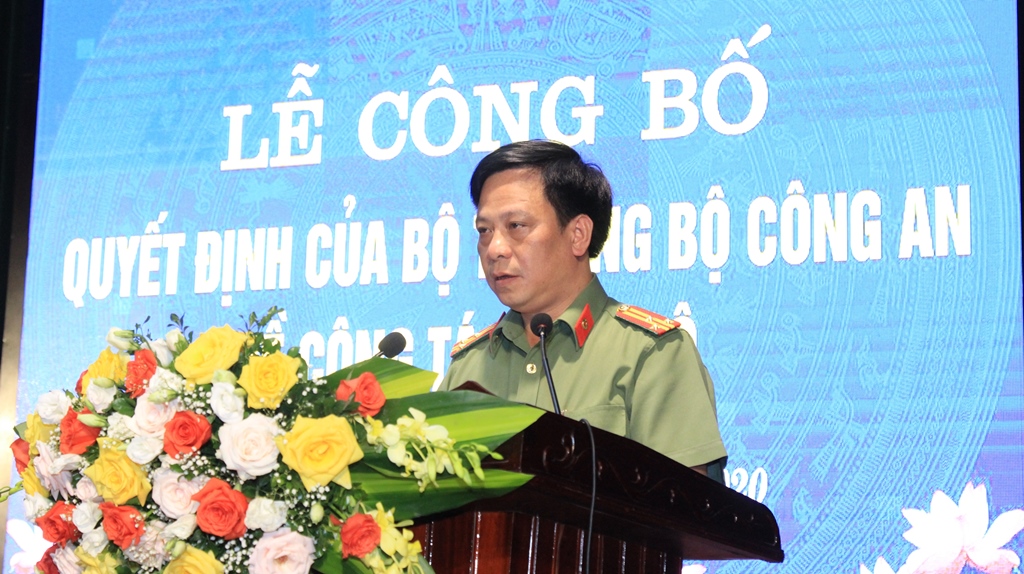 Cục công tác Cán bộ Bộ Công an công bố các quyết định của Bộ trưởng Bộ Công an.