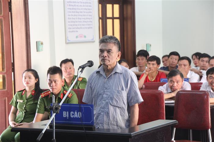 Bị cáo Hà Trúc tại phiên tòa