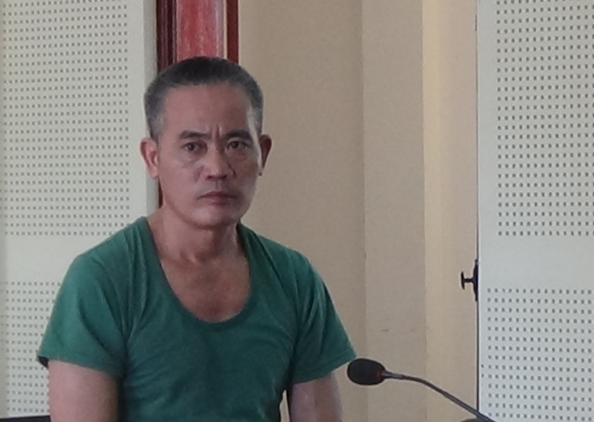 Bị cáo Dương Văn Chương tại phiên tòa
