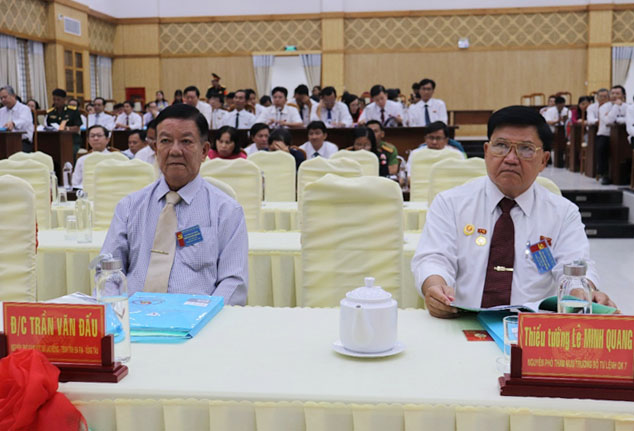 Các đại biểu dự Đại hội Đảng bộ huyện Long Điền lần thứ XII, nhiệm kỳ 2020-2025.