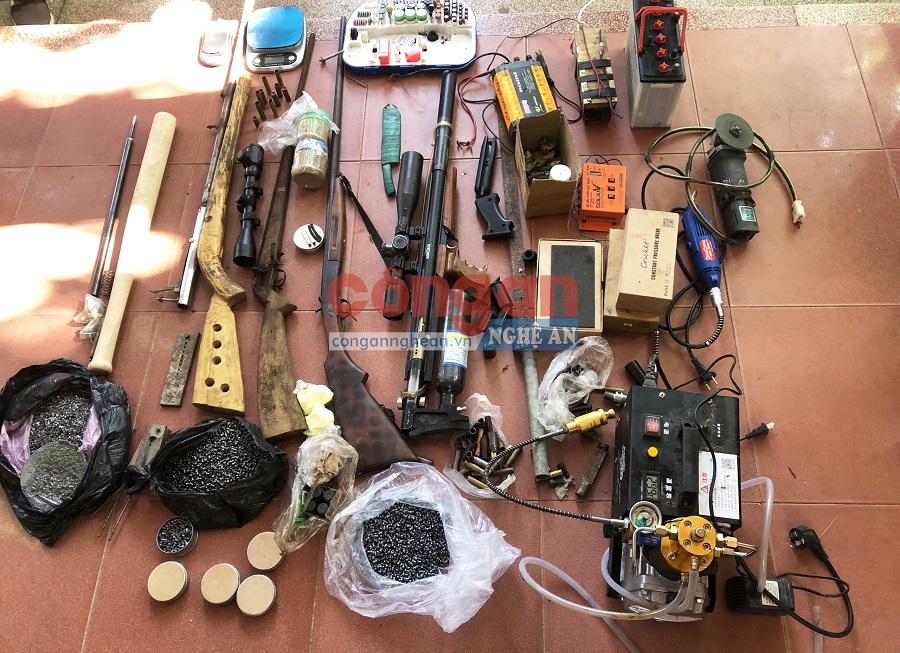 Tang vật bị thu giữ