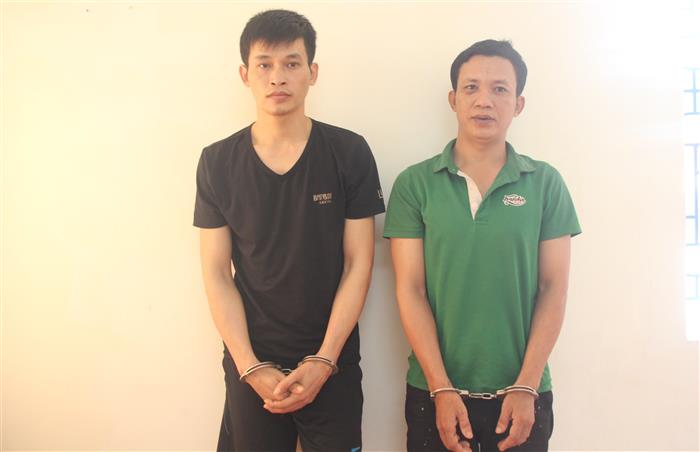 Hai đối tượng tại Cơ quan Công an