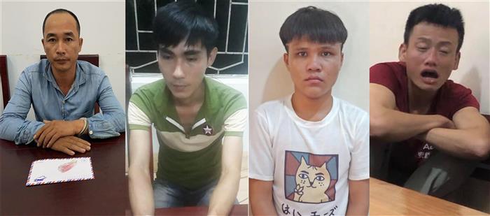 4 đối tượng bị bắt giữ