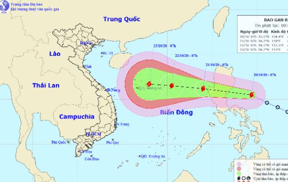 Bác bỏ thông tin giả mạo về bão số 8