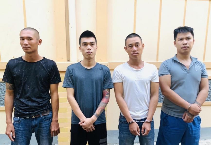 Các đối tượng bị bắt giữ