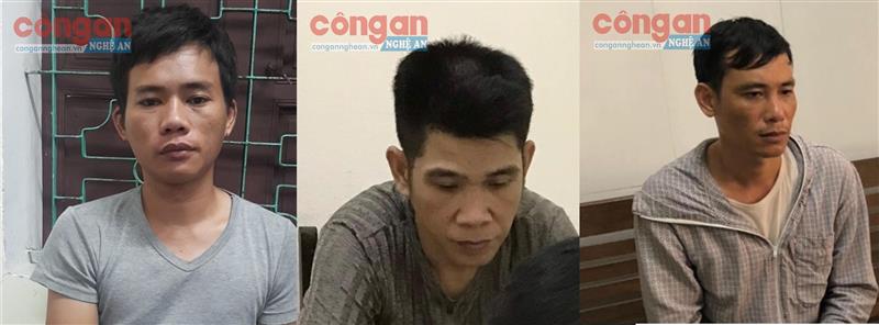 Các đối tượng bị bắt giữ