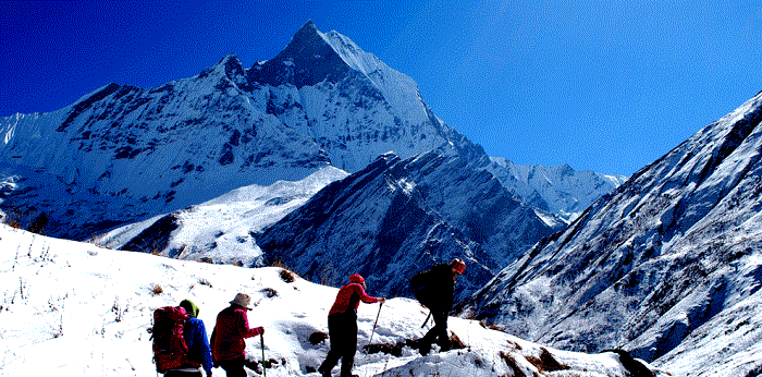 Annapurna Circuit của Nepal có cung đường trek mơ ước  của những người mê leo núi, trekking.