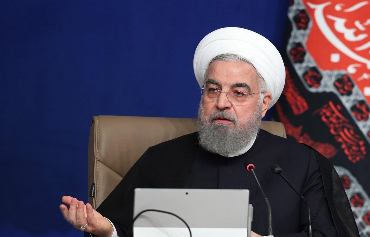 Tổng thống Iran Hassan Rouhani phát biểu tại cuộc họp nội các ở Tehran ngày 2/9/2020. 