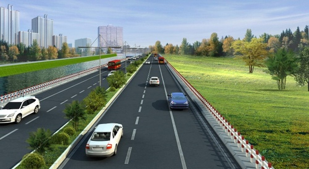 Cao tốc Biên Hòa - Vũng Tàu được kỳ vọng sẽ san sẻ gánh nặng cho QL51. Trong ảnh: Mô hình cao tốc Biên Hòa - Vũng Tàu.
