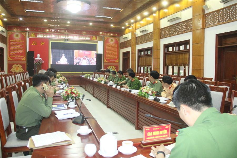 Hội nghị trực tuyến tại điểm cầu Nghệ An