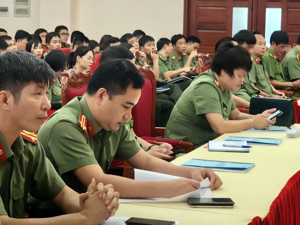 Các học viên tham dự lớp tập huấn