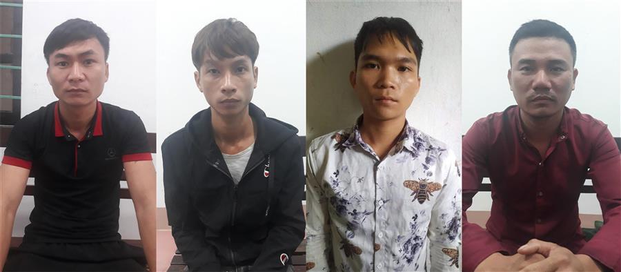 4 đối tượng bị bắt giữ