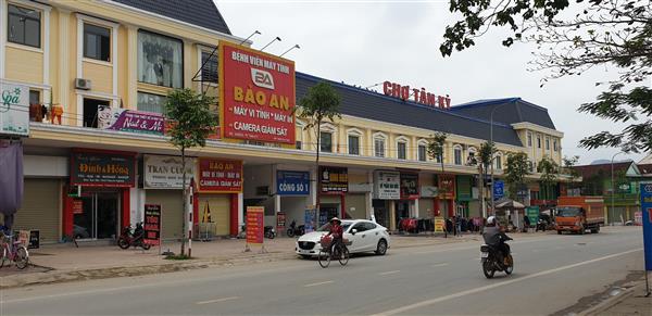Huyện Tân Kỳ cần sớm giải quyết dứt điểm việc kinh doanh tại chợ mới