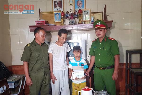 Công an thị trấn Quán Hành, huyện Nghi Lộc Tận tụy vì nhân dân phục vụ