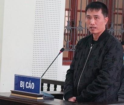 Bị cáo Hoàng Minh Tâm tại tòa